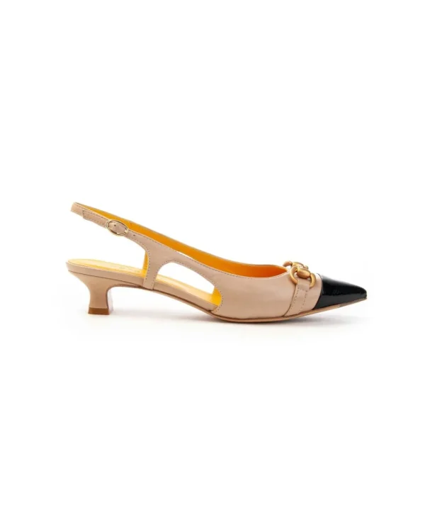 MARA BINI S151 SLINGBACK BICOLORE
