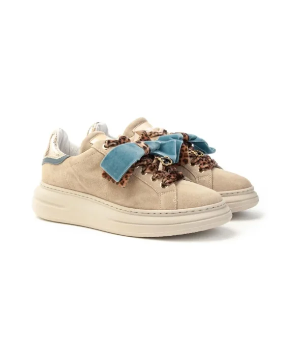 Melinè Sneakers donna Bi661f Var396 in camoscio