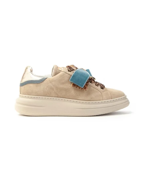 Melinè Sneakers donna Bi661f Var396 in camoscio