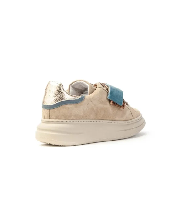 Melinè Sneakers donna Bi661f Var396 in camoscio