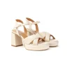 Mjus Sandalo criss cross con plateau T91005-301