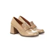 Mocassino Angel Alarcón 24587 in pelle con tacco Donna