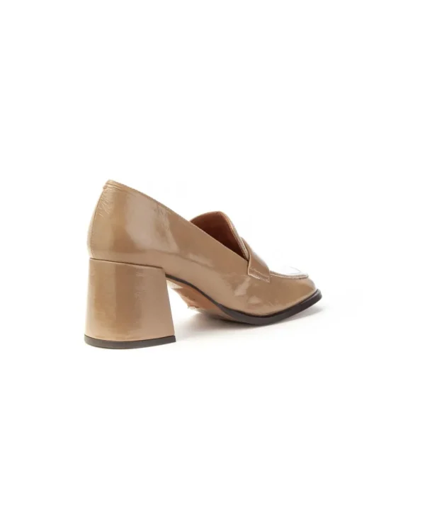 Mocassino Angel Alarcón 24587 in pelle con tacco Donna
