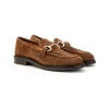 Mocassino camoscio Franco Russo 8002s donna leone shoe fosinone