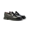Mocassino Lorenzo Mari Ginevra in pelle con accessorio silver Donn