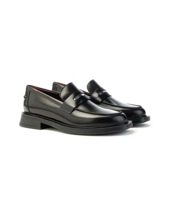 Mocassino Lorenzo Mari Ginevra in pelle con accessorio silver Donn