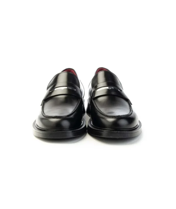 Mocassino Lorenzo Mari Ginevra in pelle con accessorio silver Donn