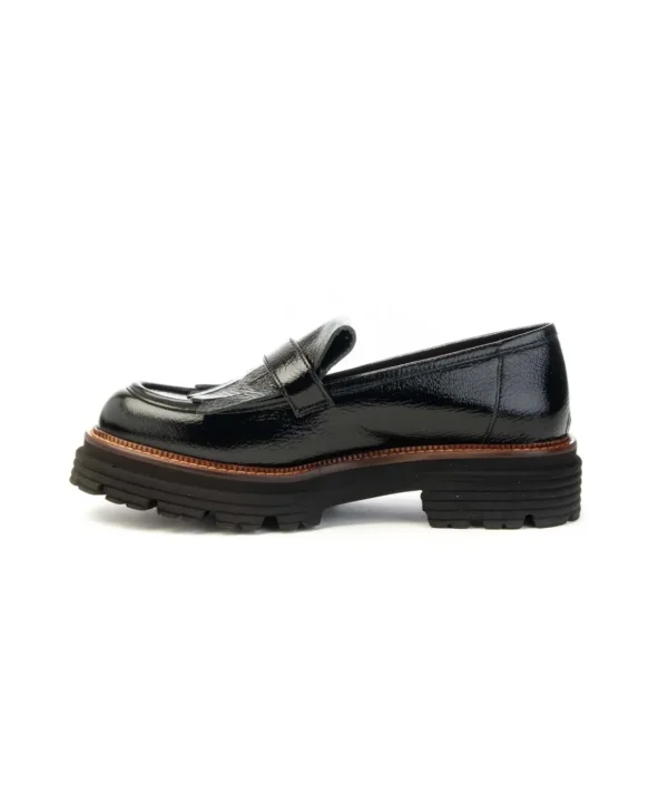Mocassino Mat20 7347n Con Frangia Extralight in naplak