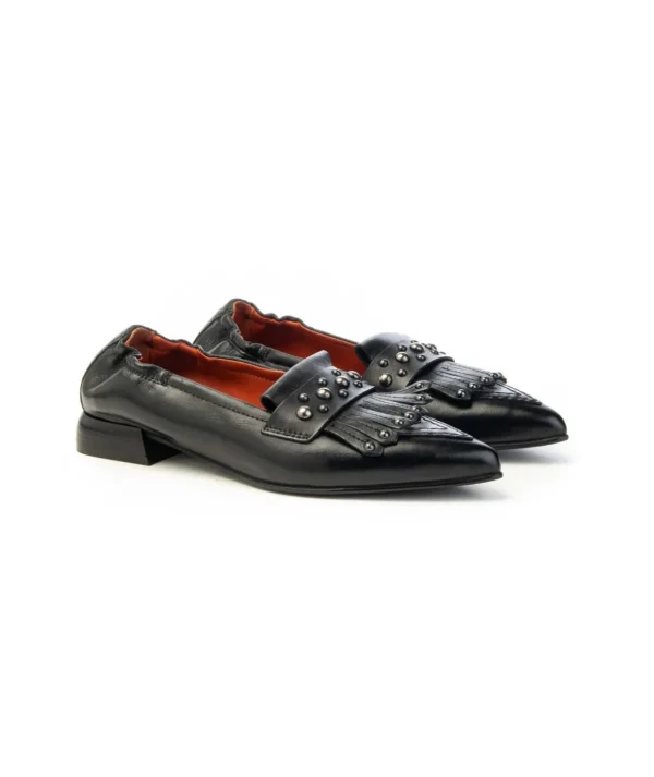 Mocassino Mjus T98107 Con Frangia E Borchie Donna