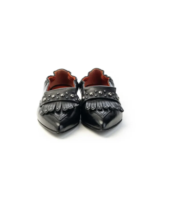 Mocassino Mjus T98107 Con Frangia E Borchie Donna