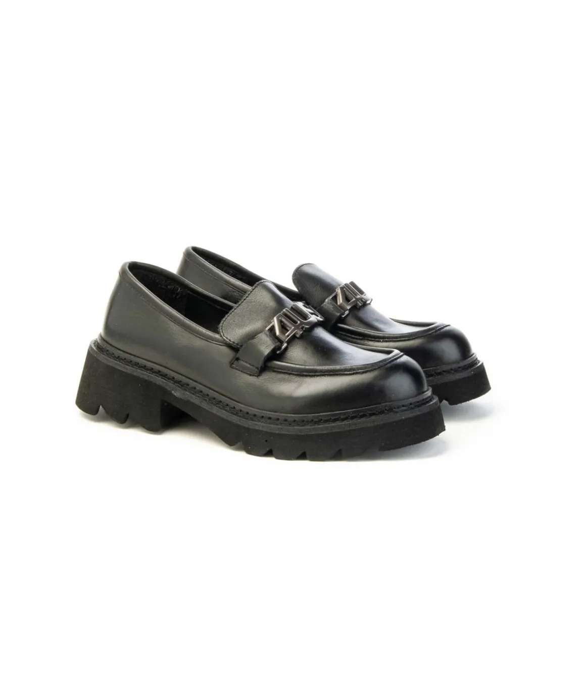 mocassino_paciotti_us_str_0.webp Mocassino Paciotti 4US STREET E002 in pelle con fibbia dorata Donna