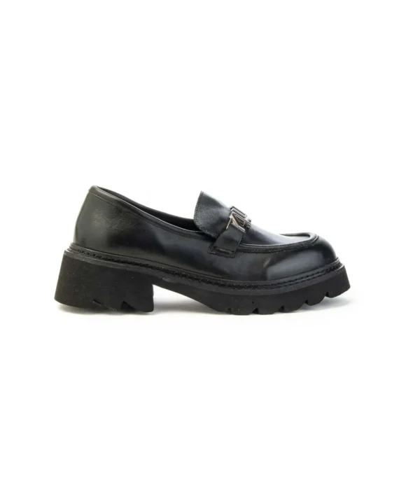 Mocassino Paciotti 4US STREET E002 in pelle con fibbia dorata Donna