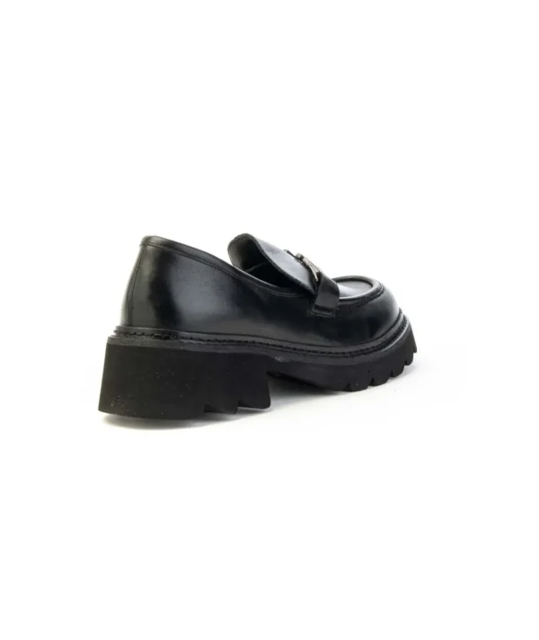 Mocassino Paciotti 4US STREET E002 in pelle con fibbia dorata Donna