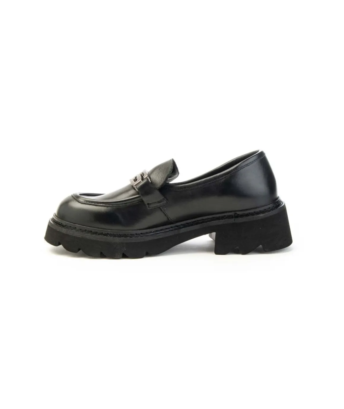 mocassino_paciotti_us_str_3.webp Mocassino Paciotti 4US STREET E002 in pelle con fibbia dorata Donna