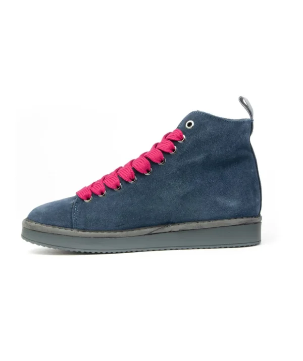 Panchic Polacchino P01w00700332052 lacci Ankle Boot suede and faux furs Uomo
