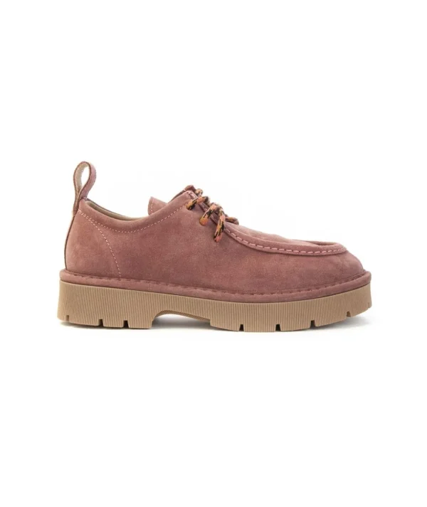 Panchic Scarpa Lace Up P99W in suede scamosciato Donna
