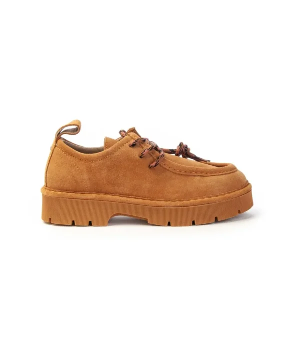 Panchic Scarpa Lace Up P99W in suede scamosciato Donna