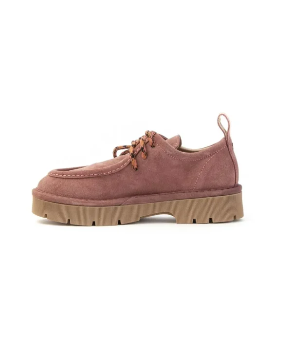 Panchic Scarpa Lace Up P99W in suede scamosciato Donna