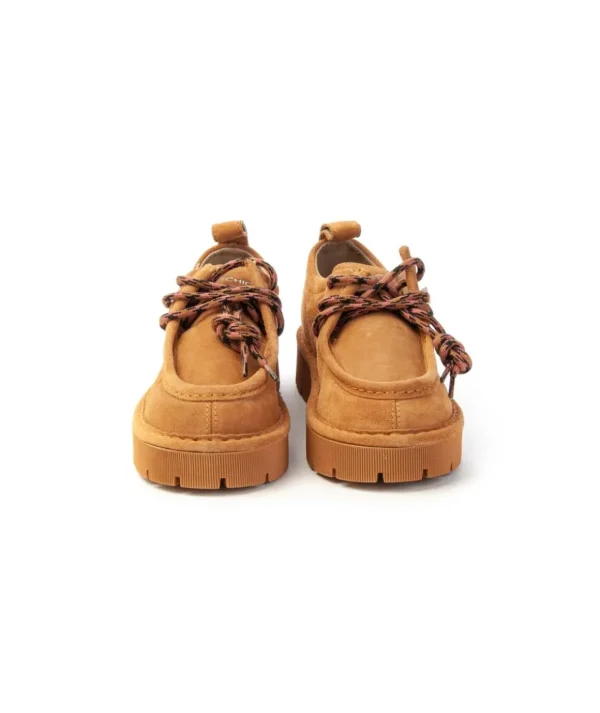 Panchic Scarpa Lace Up P99W in suede scamosciato Donna