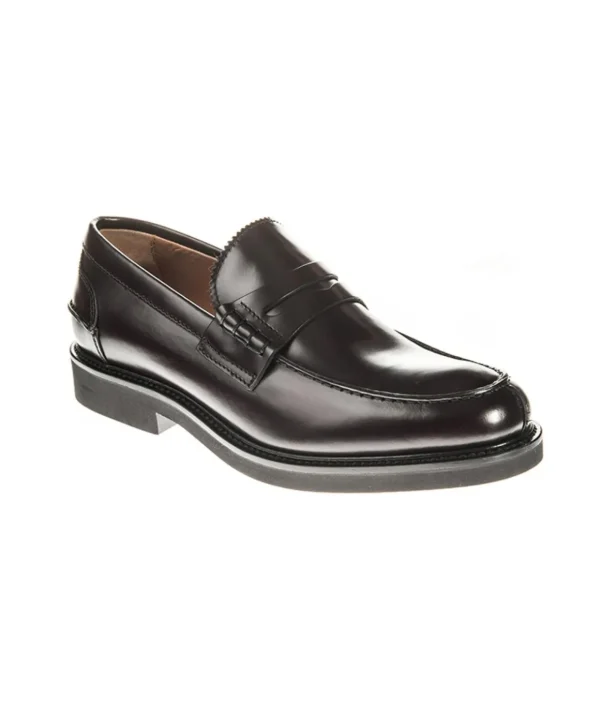 Rossi Mocassino College Uomo 5316 Fondo Extralight in vitello spazzolato