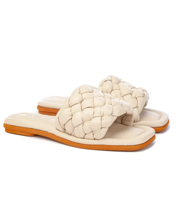 Sandalo 181 India intrecciato in nappa Donna
