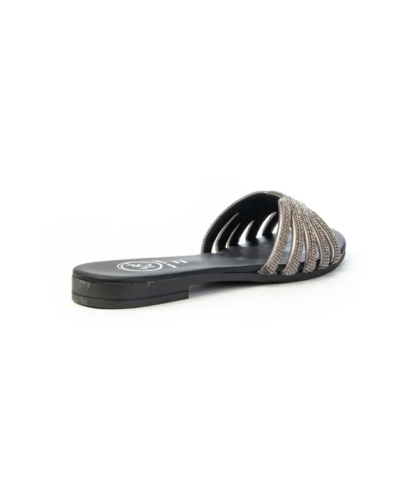 Sandalo a ciabatta con strass 18+ 8544 Donna