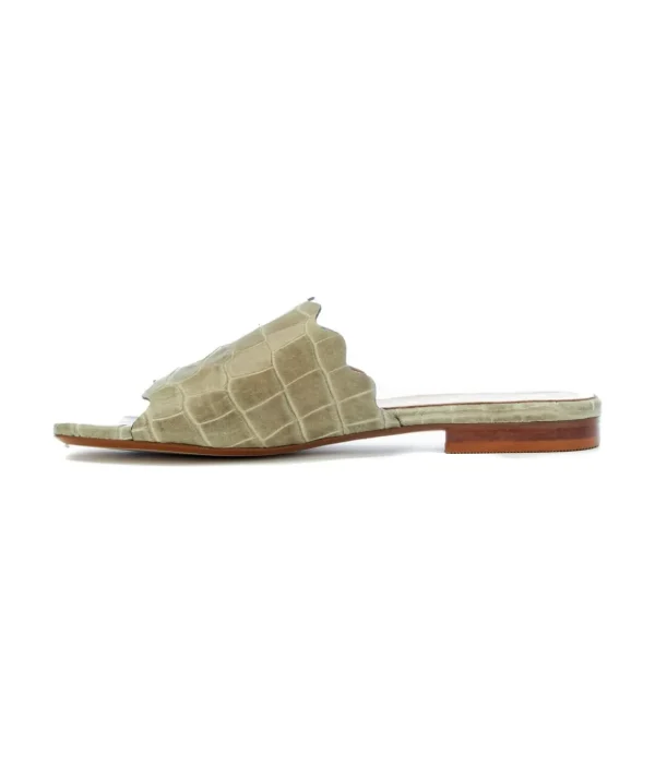 Sandalo a fascia con stampa coccodrillo Pedro Miralles 17025 Donna