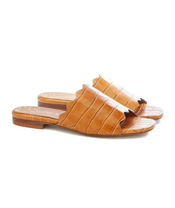 Sandalo a fascia con stampa coccodrillo Pedro Miralles 17025 Donna