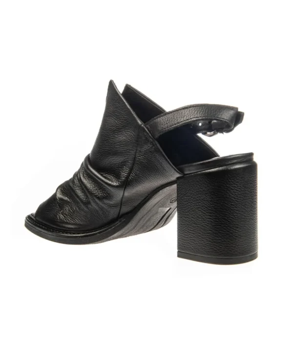 Sandalo Accollato con Tacco MJUS ROXY 862001 in Pelle di Vitello Donna
