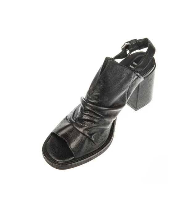 Sandalo Accollato con Tacco MJUS ROXY 862001 in Pelle di Vitello Donna