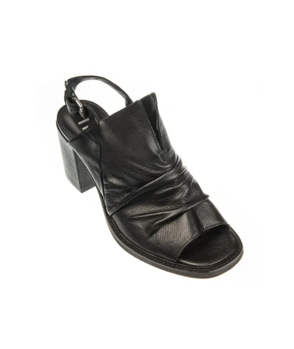 Sandalo Accollato con Tacco MJUS ROXY 862001 in Pelle di Vitello Donna