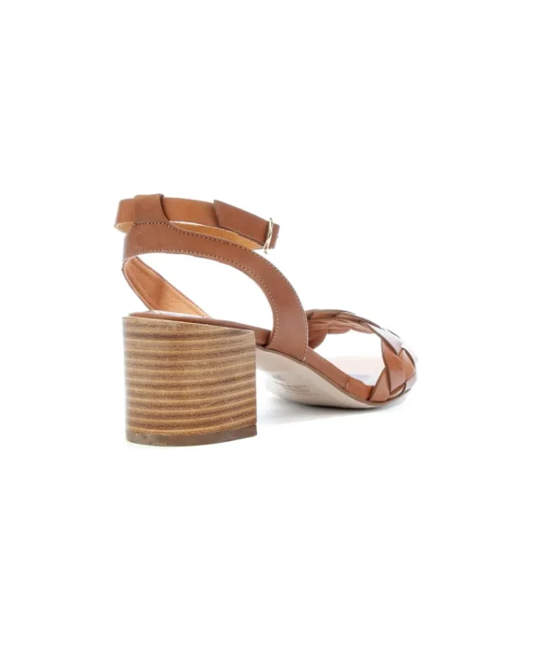 Sandalo con fascia intrecciata e tacco 6 cm Pedro Miralles 17156 Donna