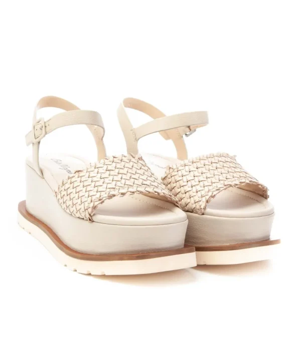 Sandalo con zeppa 8 cm Cris Vergrè EQ1205X Donna