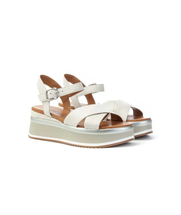 Sandalo con zeppa 5 cm Inuovo A98008 Donna