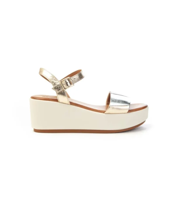 Sandalo con Zeppa 7 cm Inuovo 123105 Donna