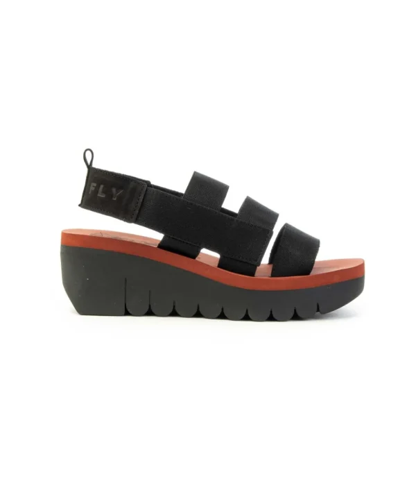 Sandalo elastico con zeppa 6 cm Fly London YERE84FLY Donna