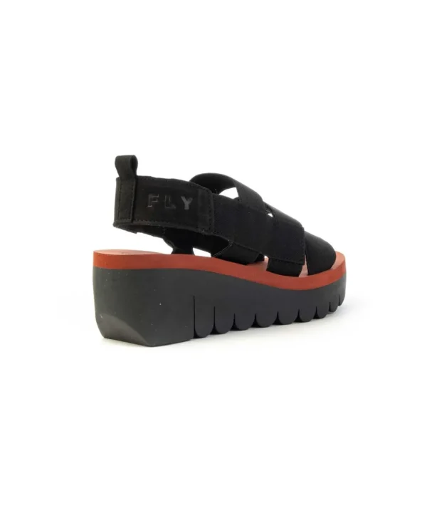 Sandalo elastico con zeppa 6 cm Fly London YERE84FLY Donna