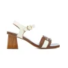 Sandalo in pelle con tacco 7 cm Pedro Miralles 17184 Donna