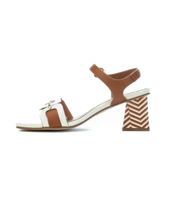 Sandalo in pelle con tacco 7 cm Pedro Miralles 17184 Donna