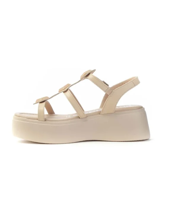 Sandalo Plateau con Zeppa 5 cm Wonders A-3703 Donna