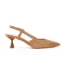 Sara Scheker Slingback 425 Camoscio Laminato Donna