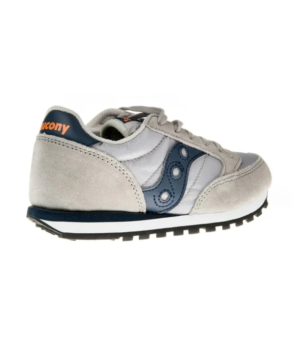 SAUCONY JAZZ ORIGINAL KIDS GREY/NAVY LAC