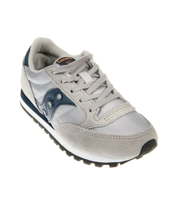 SAUCONY JAZZ ORIGINAL KIDS GREY/NAVY LAC