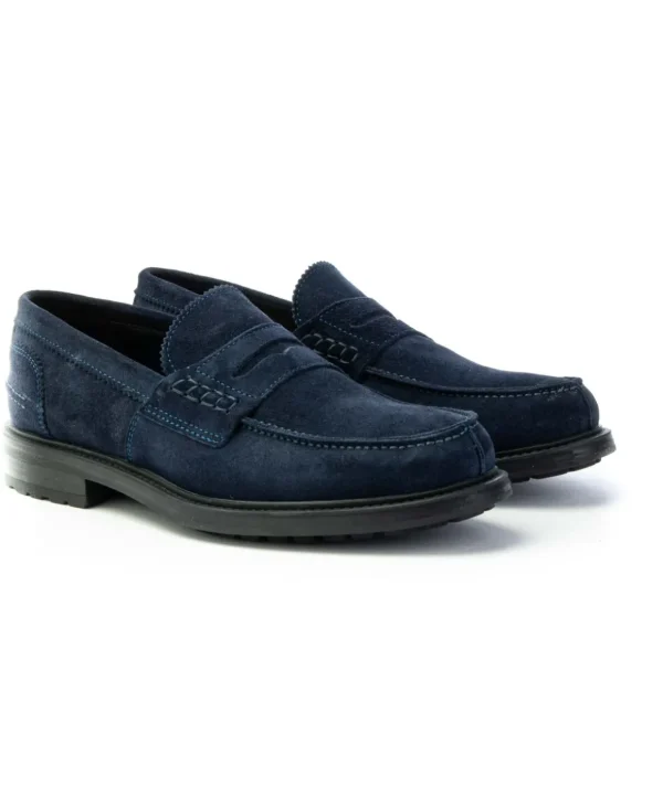 SAXONE MS10S MOCASSINO COLLEGE SUEDE