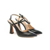 Slingback NOAH 410M009 con lacci incrociati e tacco 9 cm Donna