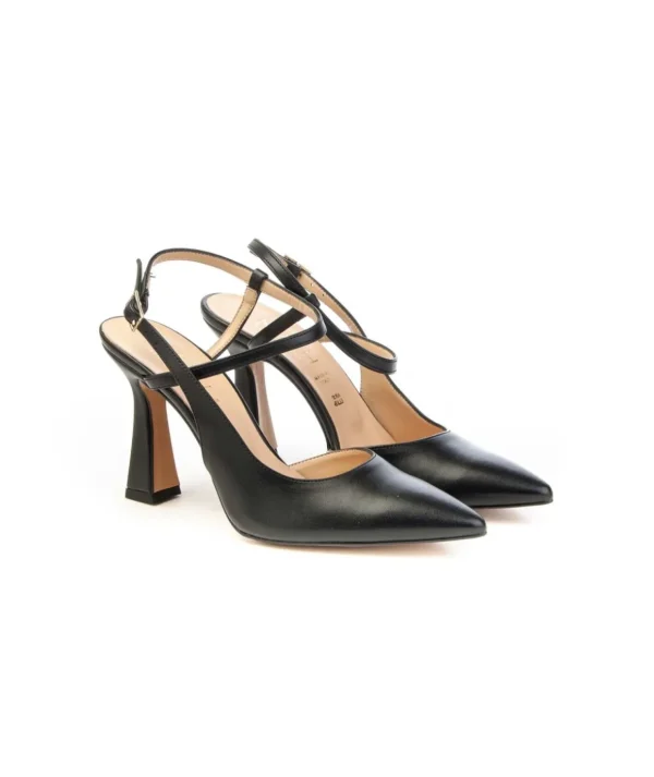 Slingback NOAH 410M009 con lacci incrociati e tacco 9 cm Donna