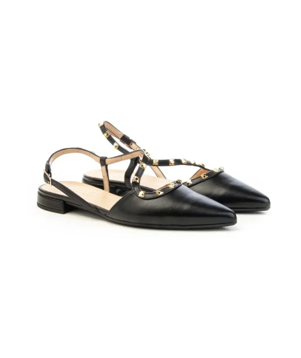 Slingback NOAH 4033Y006 con Borchiette e Tacco 2 cm Donna