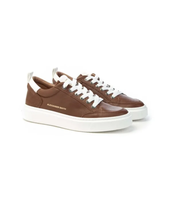 Sneaker ALEXANDER SMITH Bond Man White Blue con tacco basso 3 cm Uomo