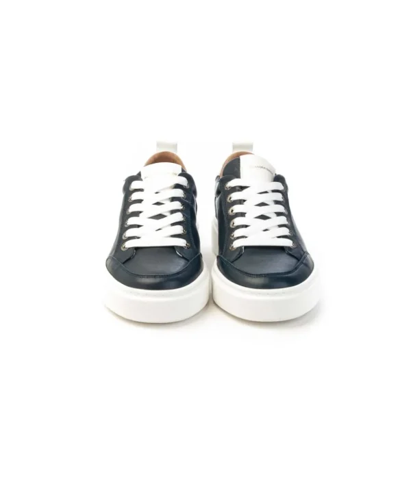 Sneaker ALEXANDER SMITH Bond Man White Blue con tacco basso 3 cm Uomo