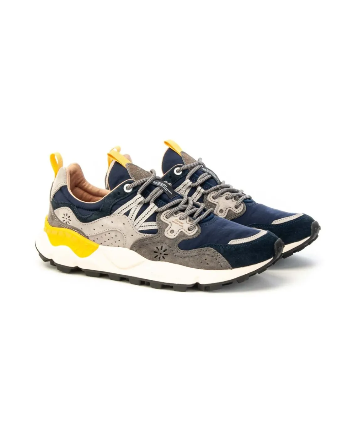 sneaker_flower_mountain_y_0.webp Sneaker Flower Mountain Yamano 3 Man 201781601c44 con lacci Navy Grigio